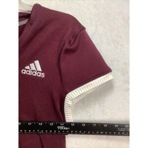 Adidas Primeknit A1 Football Jersey Mens Size XL Maroon W Embroidered Logo